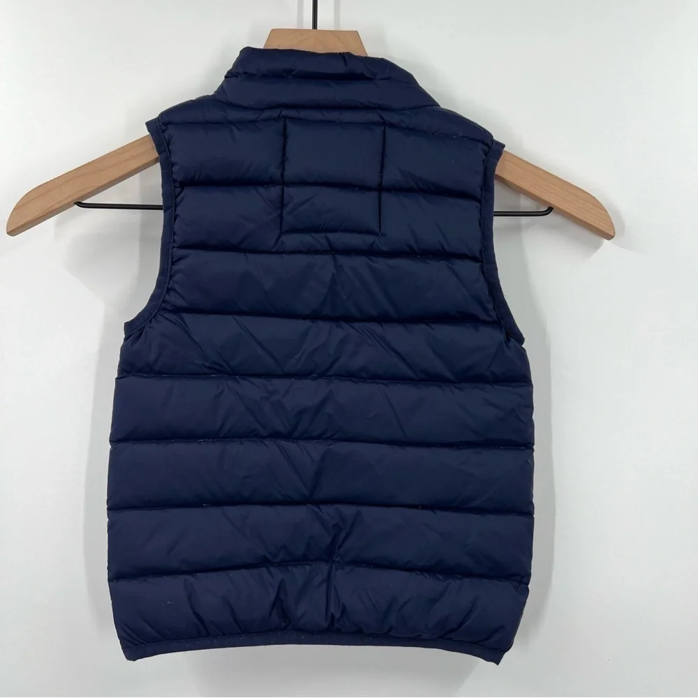 Hanna Andersson Blue Down Puffer Vest
